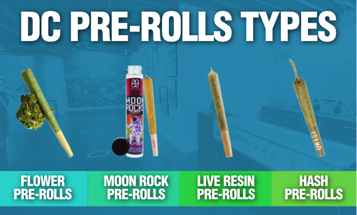 dc pre rolls types