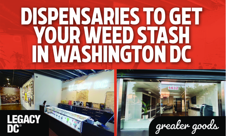 dispensaries to get weed stashed in dc