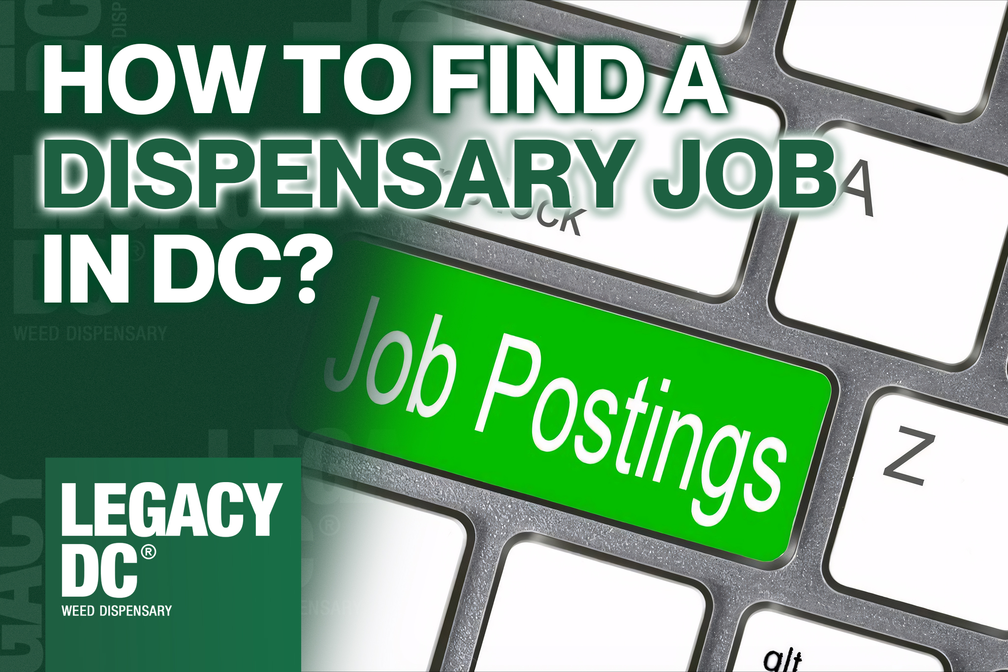 how to find a dispensary job in dc