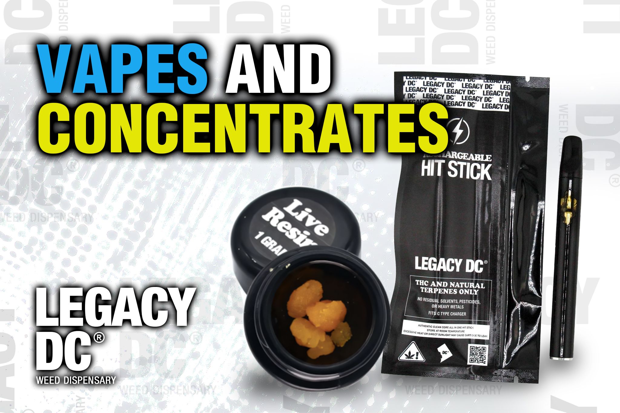 vapes and concentrates - legacy dc