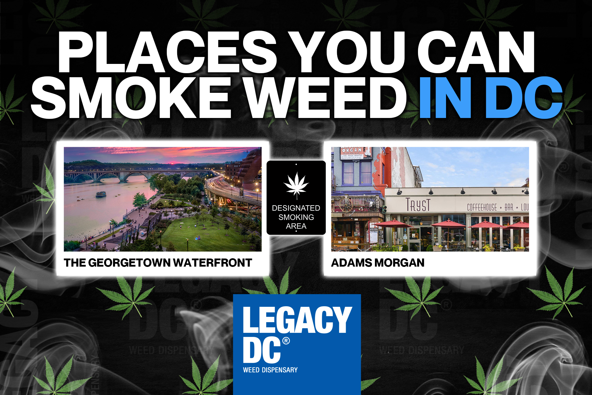 places you can smoke in dc