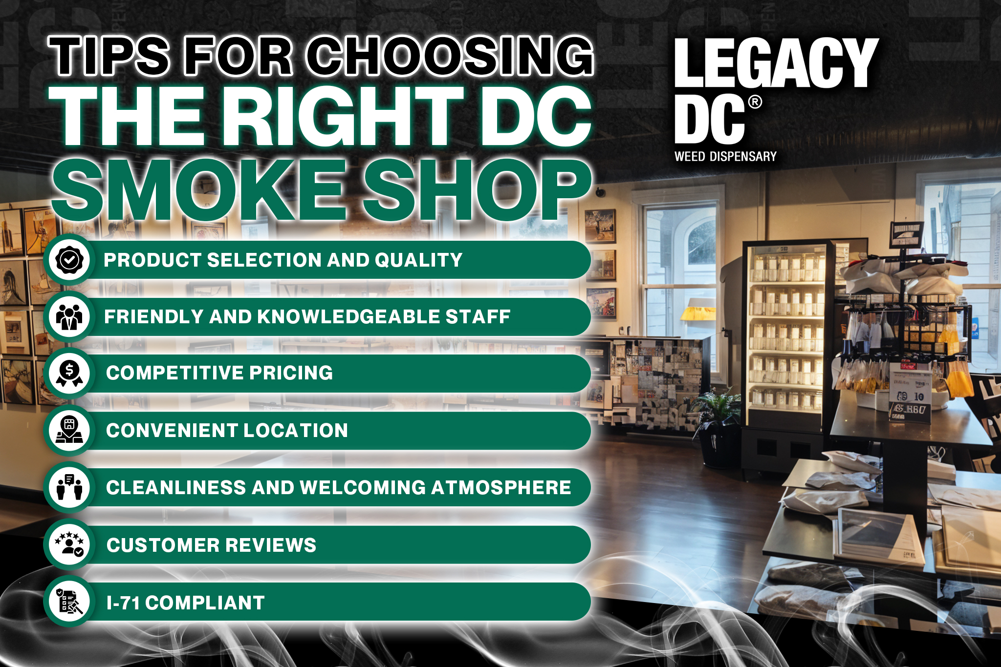 tips for choosing the right dc smoke shop